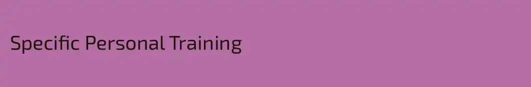 Specific Personal Training
